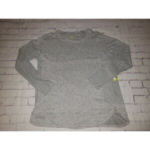 NWT Xersion Studio Women's Size Medium Very Soft Long-Sleeve Grey Shirt